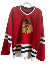 Vintage Chicago Blackhawks 90s Larger Size (see Measurements) Jersey Sewn Patch