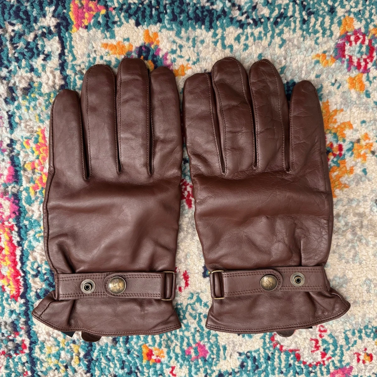 Polo Ralph Lauren Leather Men's Gloves & Mittens for sale - eBay