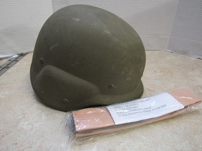 USGI Made with Kevlar Helmet PASGT LARGE L2 Gentex W/ New