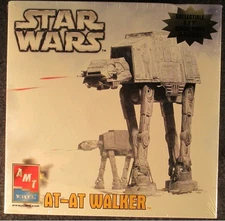 AMT ERTL STAR WARS AT-AT Walker Model Kit Plus Collectible Print Sealed in Box