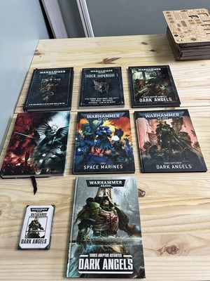 Games Workshop WH40K Codex Lot - Space Marines and Dark Angels