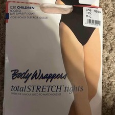 NEW 2 Pairs Body Wrappers Girls Dance Tights M-L