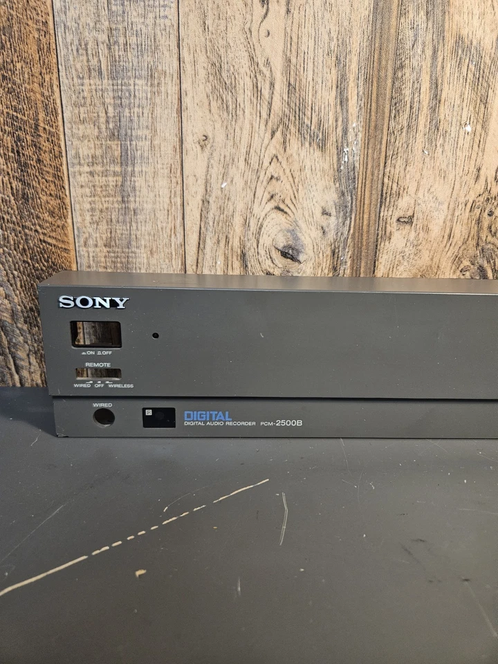 *Parting Out* Sony PCM-2500B Digital Audio Recorder DAT | Face Plate - Image 2 of 4