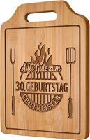 30 Geburtstag MäNner - Graviertes Bambus Schneidebrett, 30. Geburtstag MäNner, G