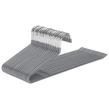 Pants Hanger 20 Pack Open-Ended Pants Space-Saving Strong Jean Hangers Metal