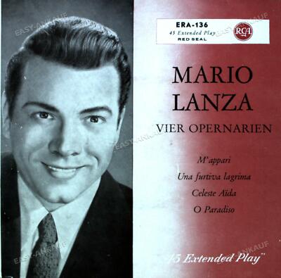 Mario Lanza - Vier Opernarien 7in (VG/VG) .