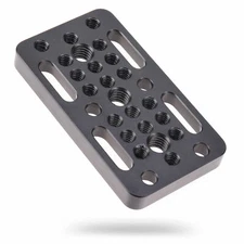 Switching Cheese Plate 1/4" & 3/8" Thread for DSLR Railblock Dovetai Short Rods