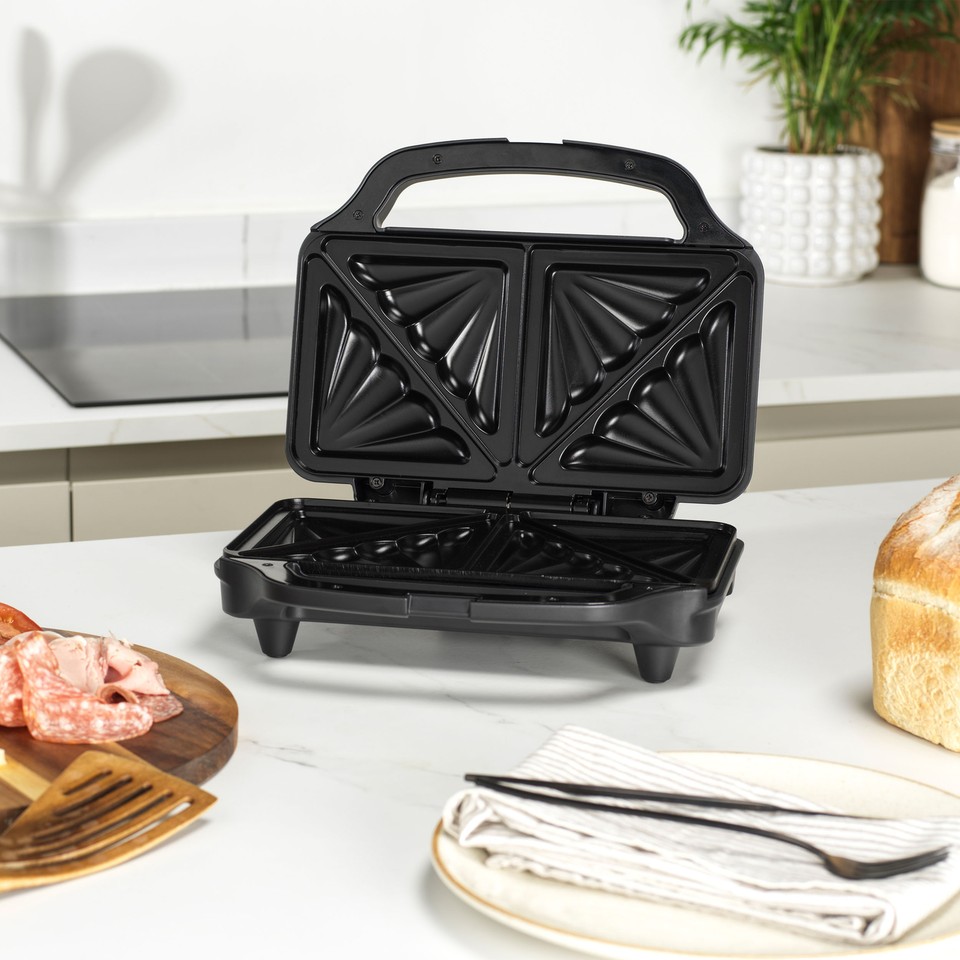 Toaster à Sandwich Salter En Forme De Sac à Main - Antiadhésif, 750W, 2 Sandwiches