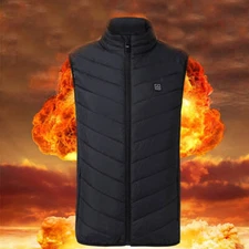 4XL Size Electric Heated Jacket for Men Women, Heated Clothing w/3 Heat Levels