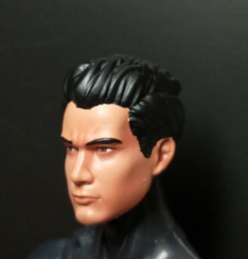 HEAD ONLY Star Wars custom painted head Marvel Legends black hair | eBay UK