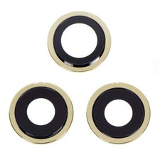 For Apple iPhone 12 Pro Replacement Camera Lens With Bezel (Gold) High Quality