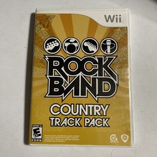 Rock Band: Country Track Pack Nintendo Wii Game with Manual, CIB, Complete, 2009
