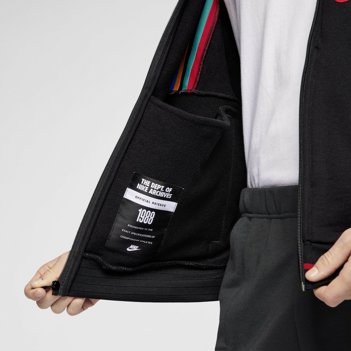 Nike Archive Reissue Track Jacket Black Multicolor Ar1867 010 