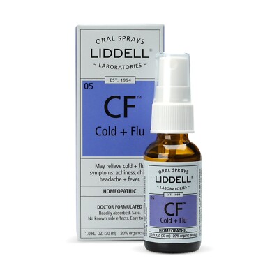Liddell Homeopathic Cold and Flu Spray, 1 Ounce