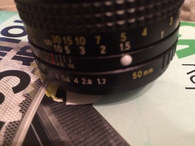 Objectif Photo Sears 50mm F/1.7 Auto - Occasion, Fonctionnel, Pour Monture CS