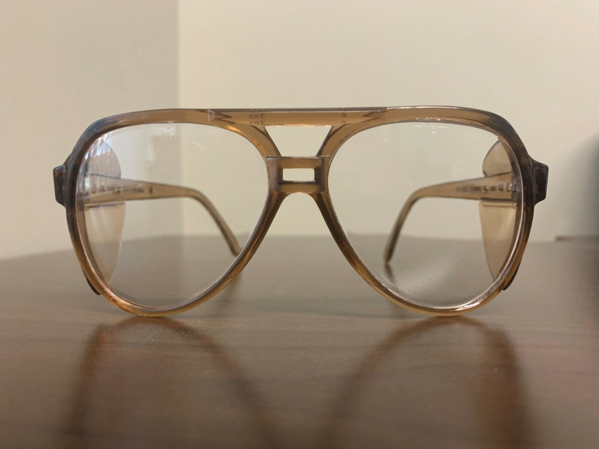 アクセサリー Buco 70s SEARS Protector VINTAGE 1989 BOUTON Z87 CLEAR SAFETY GLASSES! NOS! SIDE