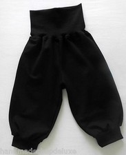 Unique bloomers waxed trousers black handmade