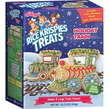 Kellogg's Rice Krispies Treats Holiday Train Kit, 10.72 Ounce