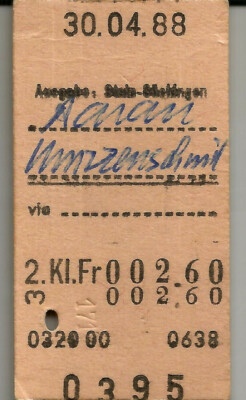 Stein-Säckingen issue (travel ex Aarau) -Switzerland (Pautze)