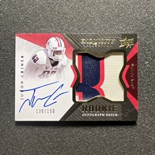 2012 UD Exquisite JURON CRINER #143 Rookie PATCH AUTO 130/150 - FOOTBALL RPA C