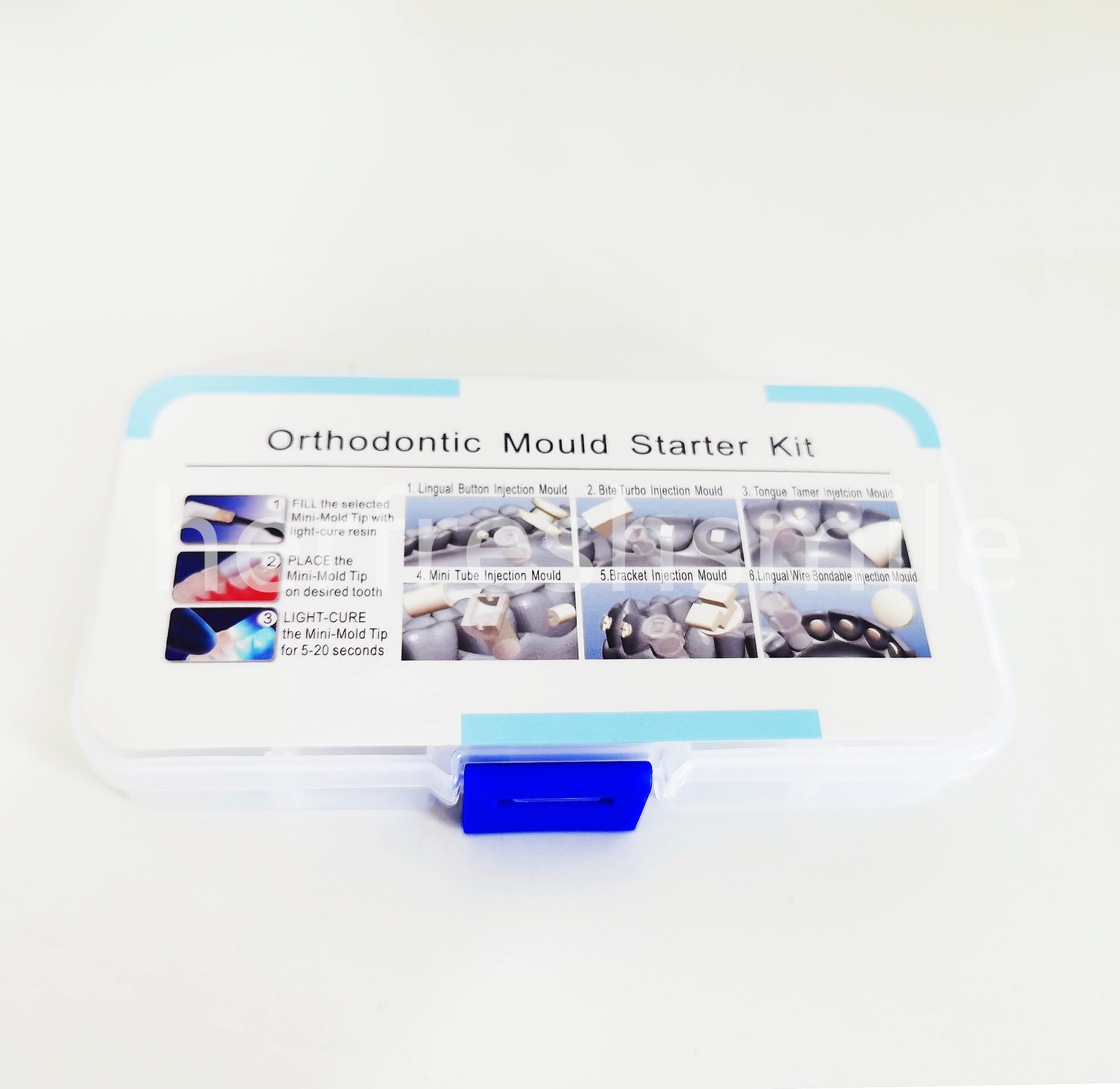 5Box Dental Mini Mould Kit Orthodontic Bracket Tube Wire Bite Turbo