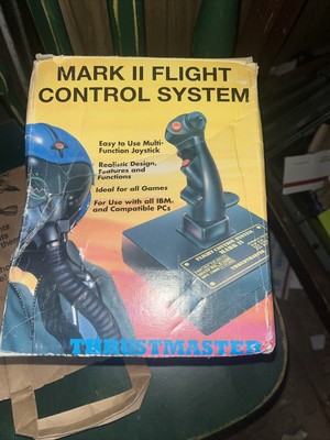 Thrust Master MARK 2 FCS Controller Flight Control System Vintage Boxed