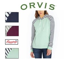 Orvis Women's Color Block Cozy Hoodie Pullover K32