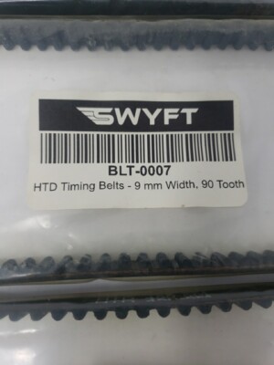 7Pk SWYFT BLT-0007 HTD Timing Belts - 9mm Width, 90 Tooth