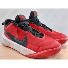 NIKE Hustle DX ' Big Kid ' Athletic Shoes  Red, Black, White  Youth Size 7