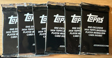 6  EXCLUSIVE 2020 TOPPS BASEBALL PLAYER MEDALLION PACKS