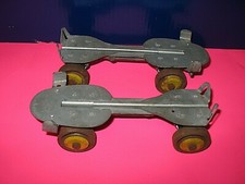 Vintage Union Hardware Company Metal Roller Skates No Key , No Strapes
