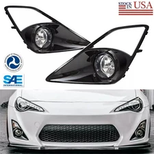 For 2013-2016 Scion FR-S Fog Lights w/Bezel Cover Wirings Switch Kit Clear Lens