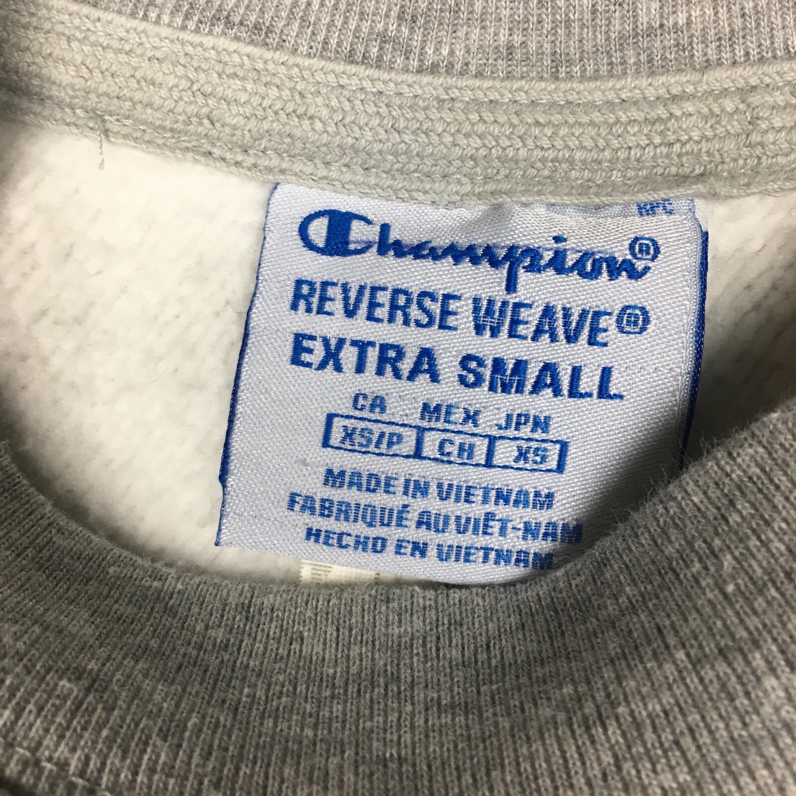 Champion Reverse Weave Basic C Logo Gray Pullover… - image 7