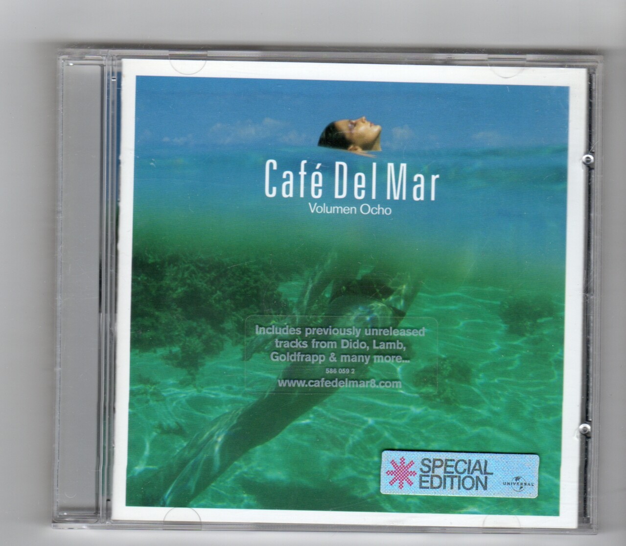 (IR959) Cafe Del Mar, Volumen Ocho - 2001 CD