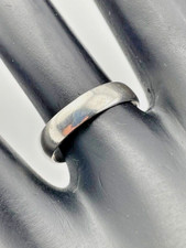 925 STERLING SILVER 4.2MM BAND RING SIZE3 6.5 WEDDING STACKABLE 2418