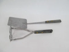 Vintage Household Brand Potato Masher and Spatula MCM Utensils