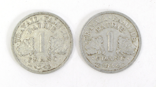 Pièces De Monnaie Françaises Plaquées Argent – 13 Dates Différentes, Répliques Collection, Cuivre Pur | Cadeau Vintage, Déco - 5