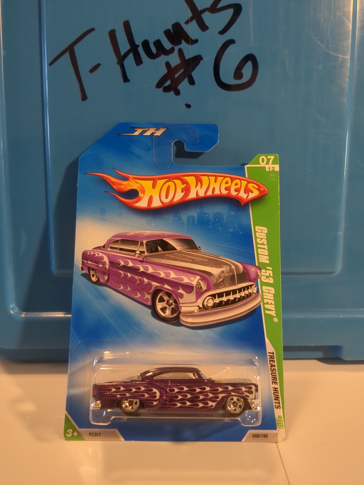 2009 Hot Wheels Treasure Hunt #49 Custom 53 Chevy 7/12 New on Card