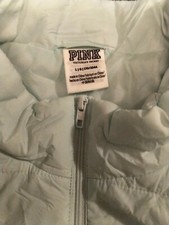 Nwot Victoria's Secret Pink, Mint Packable Puffa Jacket.