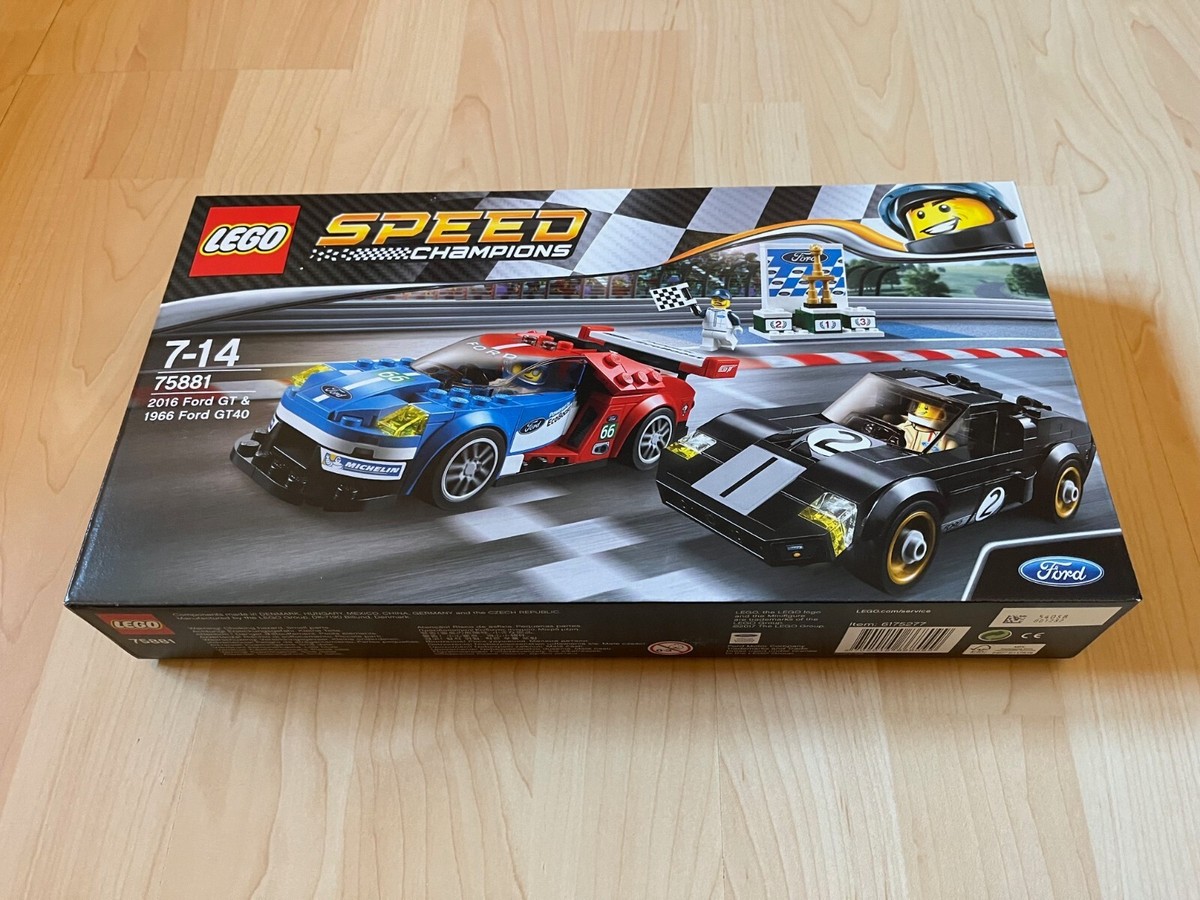 LEGO 75881 2016 Ford GT 1966 Ford GT40 NEW Sealed Box