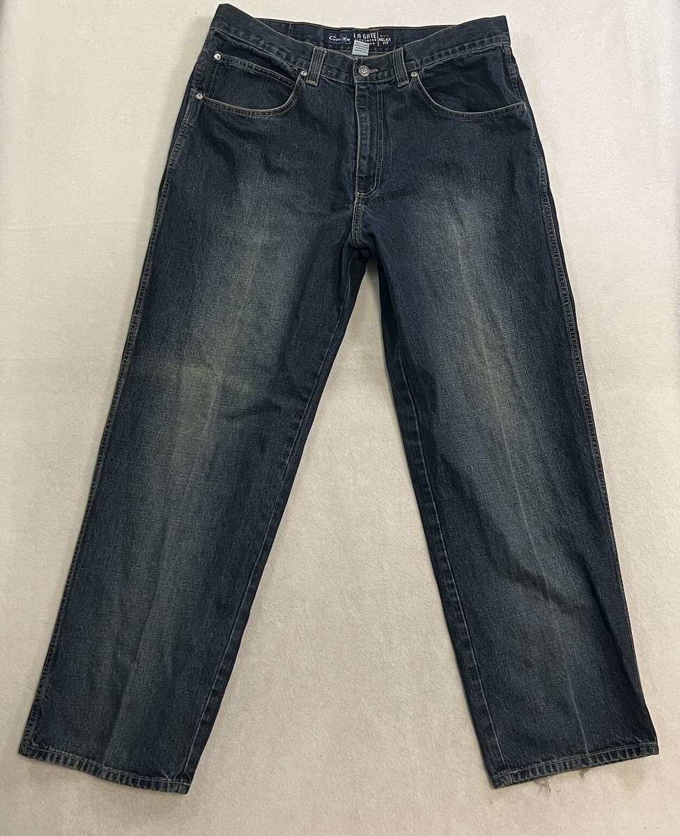 【Special】W38 LA GATE Buggy Denim Vintage LA Gate Jeans Men's 38x31 Blue Baggy Skater Denim Relaxed