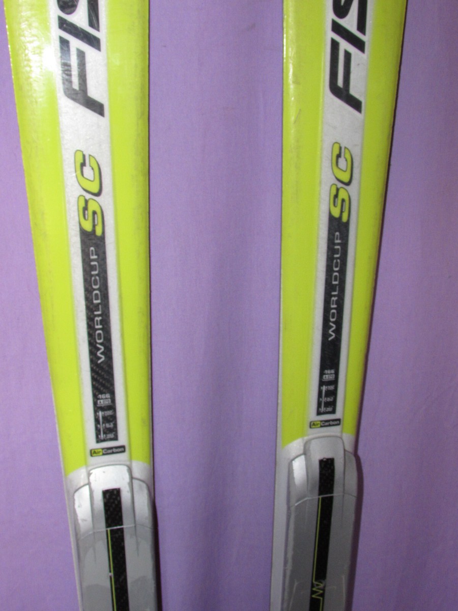 🔥 Fischer Racing RC4 World Cup SC Race Skis 166cm with Power