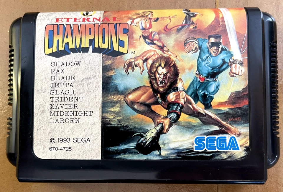 Eternal Champions Mega Drive Japan (Original Box and Manual) - Image 4 of 4