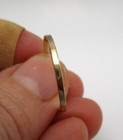 14K Yellow Gold Sapphire & Diamond Tiered Cocktail Ring Size 9 [R244] — photo 9