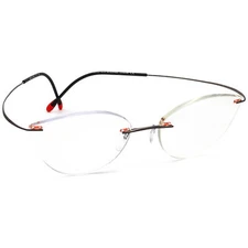 Silhouette Eyeglasses 5490 60 6058 Titan Gray Rimless Frame Austria 53[]17 140
