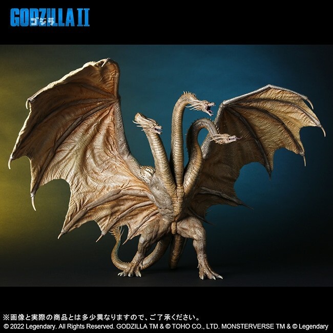 KING GHIDORAH(2019) フィギュア Toho Daikaiju Series King Ghidorah (2019) Figure H 15.3 x L 26.0