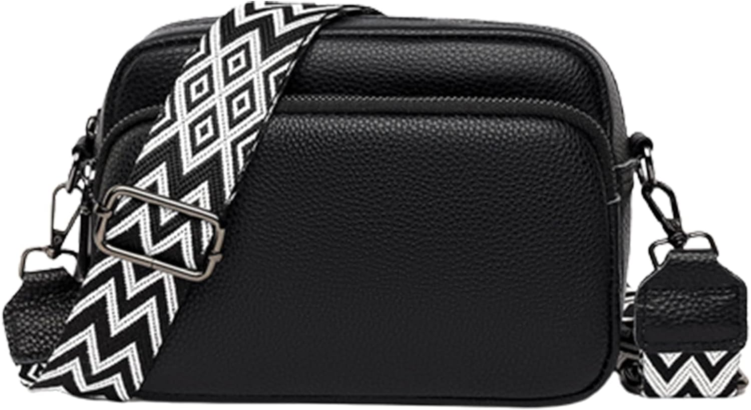 Crossbody Bags for Women, Trendy Leather Crossbody Camera Bag Purse-image