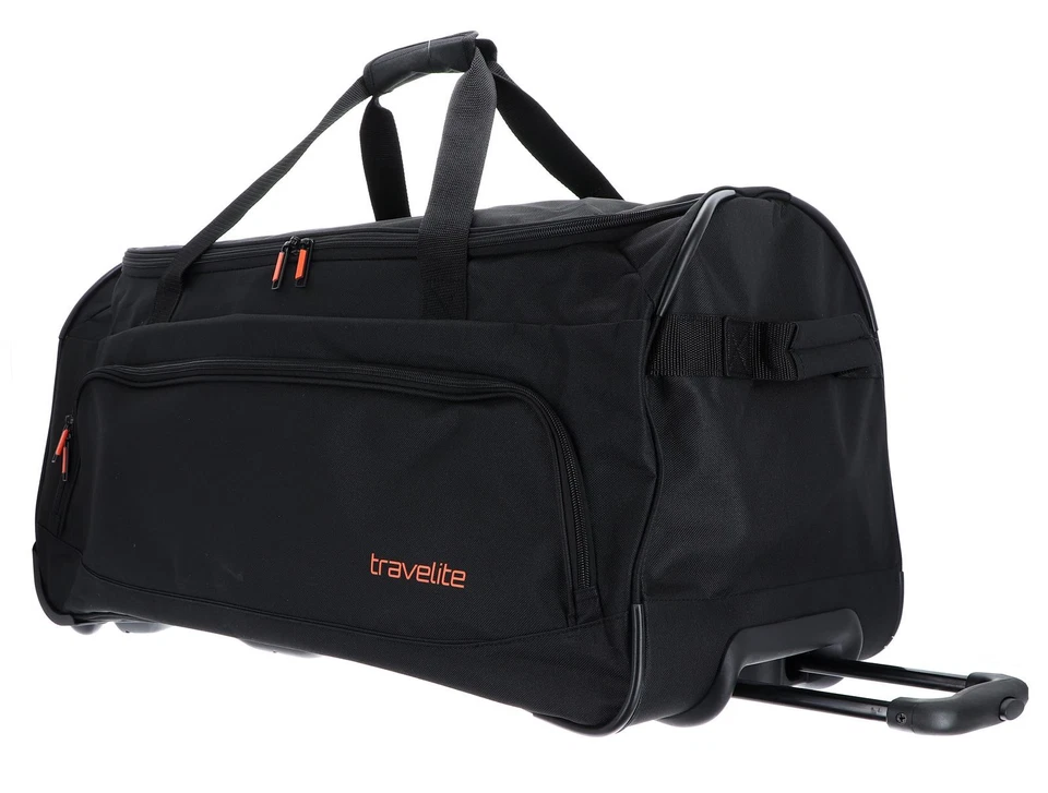 travelite Basics Fresh Wheeled Duffle Reisetasche Trolley Black schwarz - Bild 2 von 4