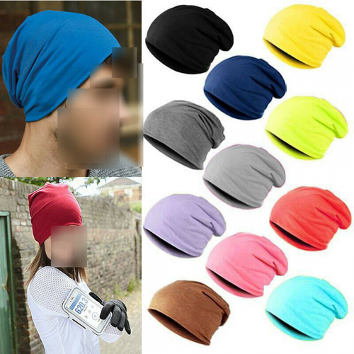 Soft Beanie Running Lightweight Cotton 