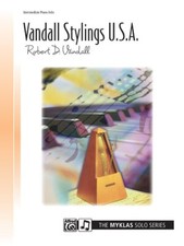 ALFRED VANDALL STYLINGS U.S.A. SHEET MUSIC BOOK INTERMEDIATE PIANO SOLO MYKLAS